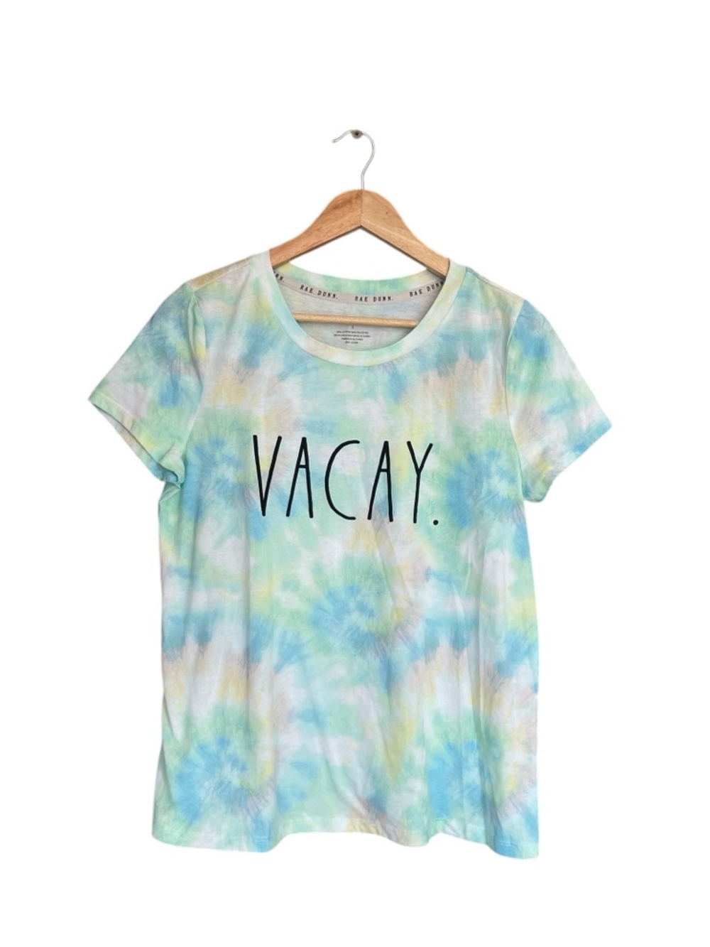 NWT Rae Dunn Tie-Dye "VACAY" T-Shirt